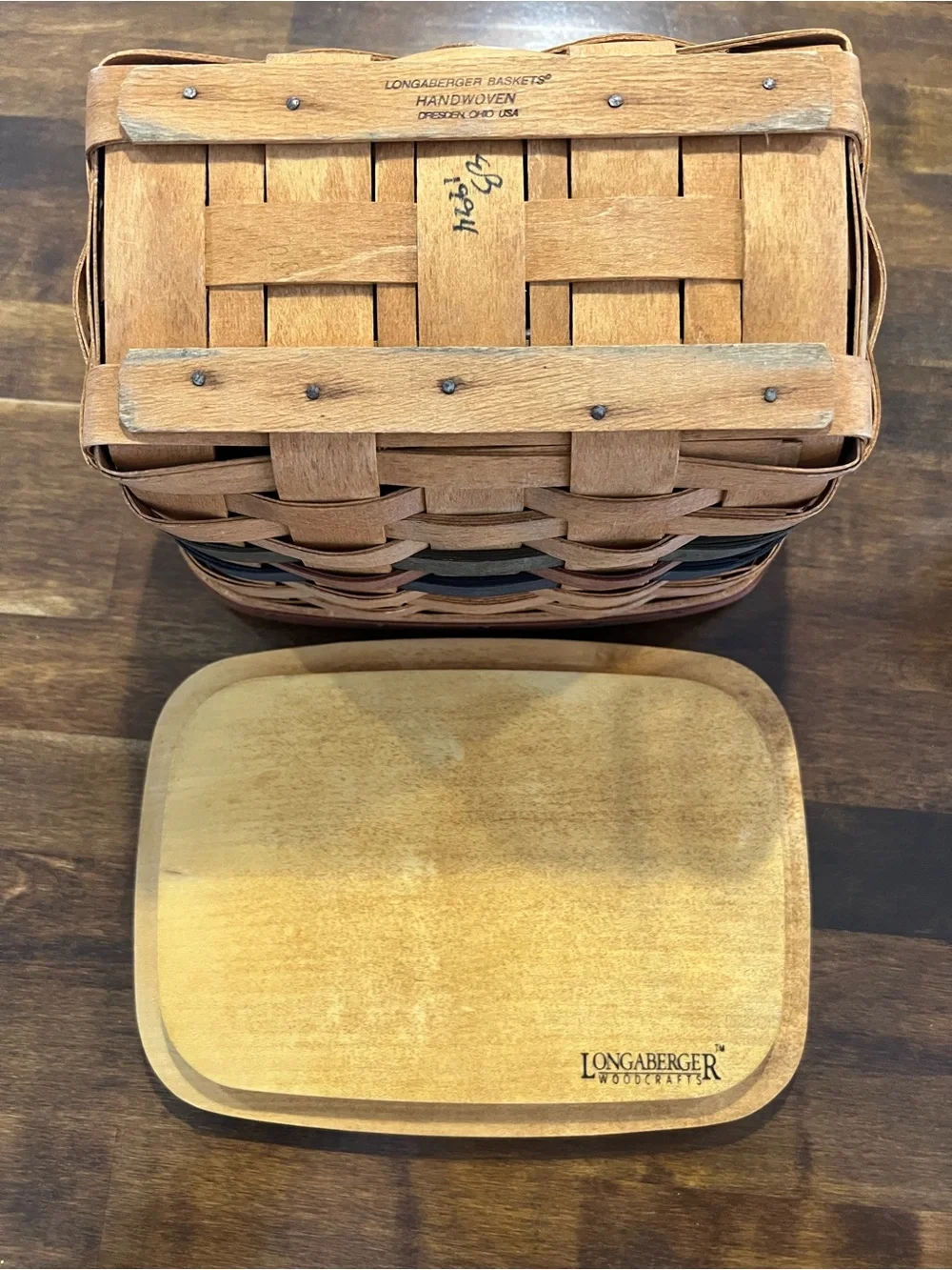 Longaberger Shades of Autumn Recipe Basket, 1994